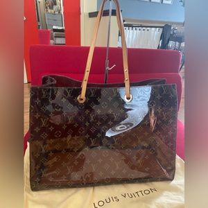 Clear Monogram Sac Cabas Cruise Ambre GM Tote Bag. No dustbag